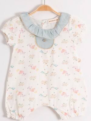 Wholesale Baby Girls Rompers 6-24M Miniborn 2019-6121 White