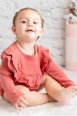 Wholesale Baby Girls Rompers Gots Certificate 100% Organic Cotton 0-36M Zeyland 1070-232M2MAC53 - Zeyland (1)