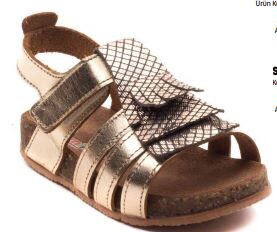 Wholesale Baby Girls Sandals 21-25EU Minican 1060-S-B-1287 Gold
