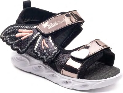 Wholesale Baby Girls Sandals 21-25EU Minican 1060-X-B-106 Black