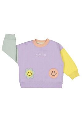 Wholesale Baby Girls Sweatshirt 6-18M Tuffy 1099-6001 Lilac