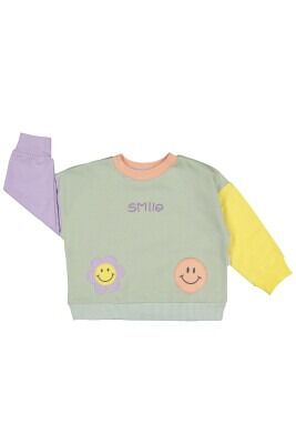 Wholesale Baby Girls Sweatshirt 6-18M Tuffy 1099-6001 Mint Green2