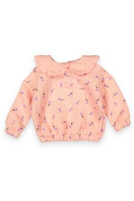 Wholesale Baby Girls Sweatshirt 6-18M Tuffy 1099-6002 pinkish orange
