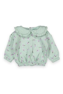 Wholesale Baby Girls Sweatshirt 6-18M Tuffy 1099-6002 Nile Green