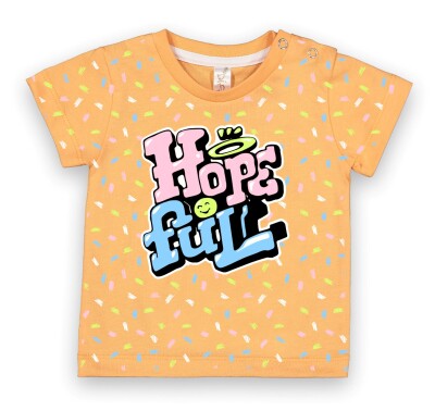 Wholesale Baby Girls T-Shirt 6-18M Difa 1078-16008 Orange