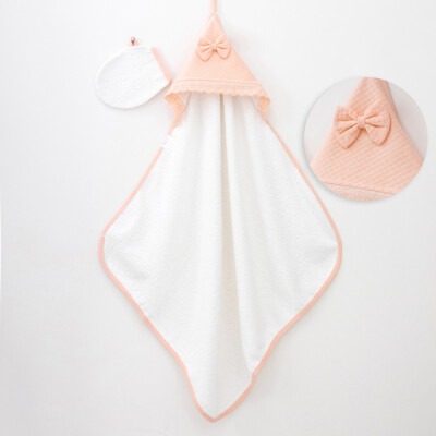 Wholesale Baby Girls Towel 80*90 Minizeyn 2014-1002 Salmon Color 