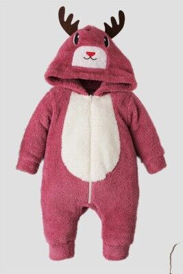 Wholesale Baby Girls Welsoft Jumpsuit 3-12M Kidexs 1026-40072 Dusty Rose