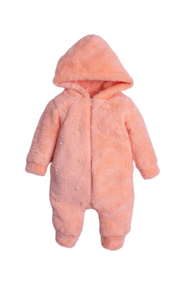 Wholesale Baby Girls Welsoft Overalls 3-12M Kidexs 1026-40127 Salmon Color 