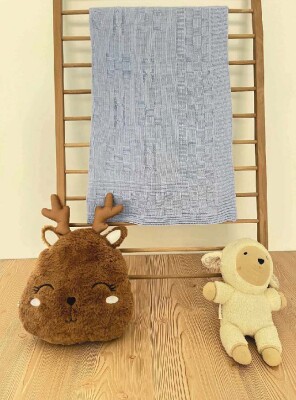 Wholesale Baby Knitted Square Blanket 0-12M Jojomini 1062-97104 - Jojomini