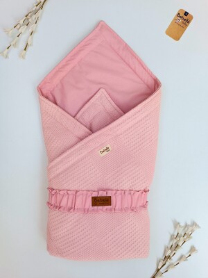 Wholesale Baby Swaddle Blanket 0-24M Bebella baby 2052-65008 Salmon Color 