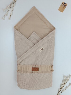 Wholesale Baby Swaddle Blanket 0-24M Bebella baby 2052-65008 Light Brown 