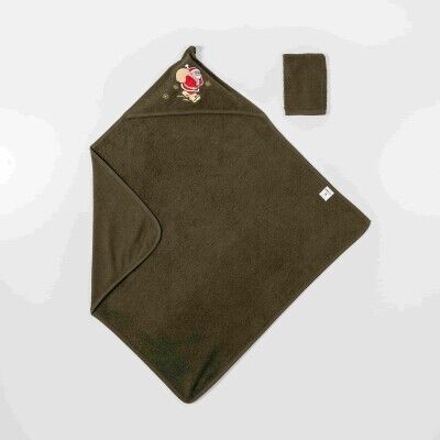 Wholesale Baby Unisex 2-Piece Set with Scrub Mitt and Towel 80*80 Ramel Kids 1072-511 - Ramel Kids (1)