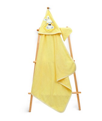 Wholesale Baby Unisex 2-Piece Set with Scrub Mitt and Towel 80x80cm Babyline 2015-9-584 - Babyline (1)