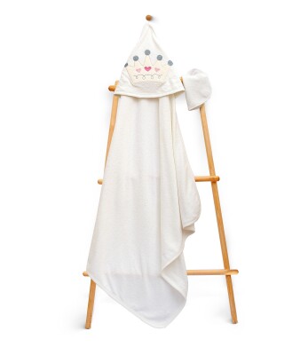 Wholesale Baby Unisex 2-Piece Set with Scrub Mitt and Towel 85x85 Babyline 2015-9-539 - Babyline