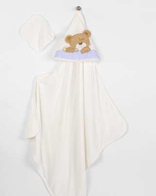 Wholesale Baby Unisex 2-Piece Set with Scrub Mitt and Towel 85x85 Babyline 2015-9-565 - Babyline