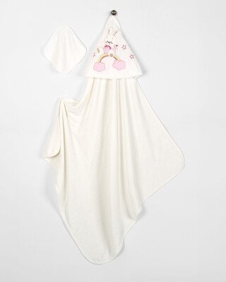 Wholesale Baby Unisex 2-Piece Set with Scrub Mitt and Towel 85x85 Babyline 2015-9-668 - Babyline