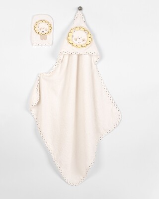 Wholesale Baby Unisex 2-Piece Set with Scrub Mitt and Towel 85x85 Babyline 2015-9-762 - Babyline (1)