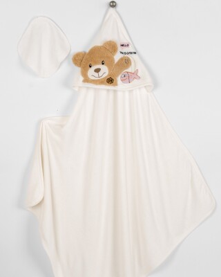 Wholesale Baby Unisex 2-Piece Set with Scrub Mitt and Towel 85x85 Babyline 2015-9-801 - Babyline