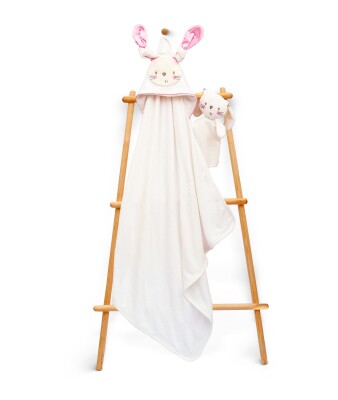 Wholesale Baby Unisex 2-Piece Set with Scrub Mitt and Towel 85x85cm Babyline 2015-9-764 - Babyline