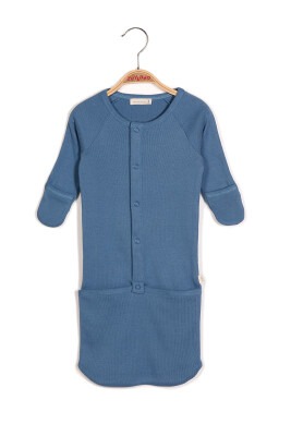 Wholesale Baby Unisex Newborn Sleeper with Snap 0-3M Zeyland 1070-232M2MAC95 Blue