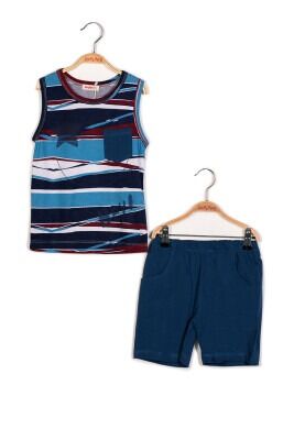 Wholesale Boys 2-Piece Set With Tshirt 1-7Y Zeyland 1070-231Z1EYL76 Navy 