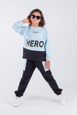 Wholesale Boys 2-Piece Tracksuit Set 10-13Y Tuffy 1099-6853 Ice blue