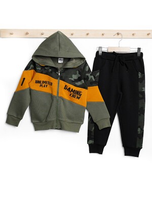 Wholesale Boys 2-Piece Tracksuit Set 3-6Y Elnino 1025-21501 - Elnino