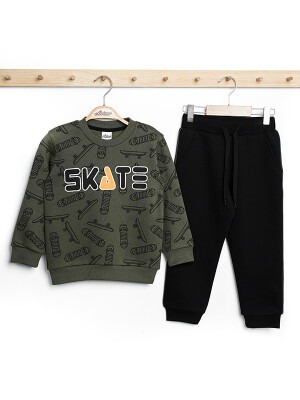 Wholesale Boys 2-Piece Tracksuit Set 3-6Y Elnino 1025-21505 - Elnino