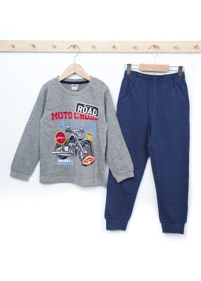Wholesale Boys 2-Piece Tracksuit Set 3-6Y Elnino 1025-21706 - Elnino