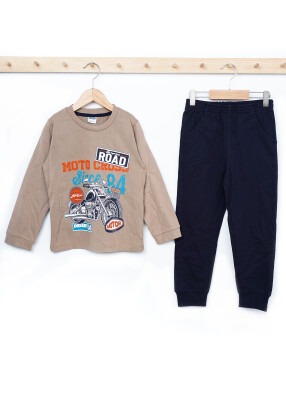 Wholesale Boys 2-Piece Tracksuit Set 3-6Y Elnino 1025-21706 - Elnino (1)