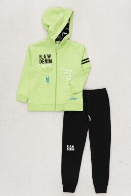 Wholesale Boys 2-Piece Tracksuit Set 4-8Y DMB Boys&Girls 1081-4998 Batik green