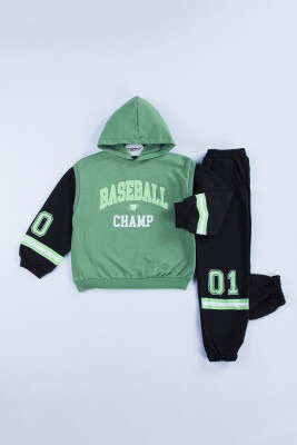 Wholesale Boys 2-Piece Tracksuit Set 6-9Y Tuffy 1099-6800 - Tuffy