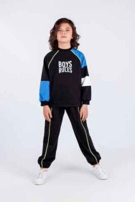 Wholesale Boys 2-Piece Tracksuit Set 6-9Y Tuffy 1099-6805 - Tuffy