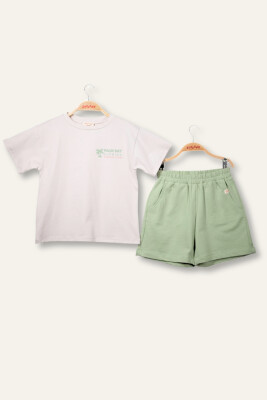 Wholesale Boys 2-Pieces T-shirt and Short Set 1-14Y Zeyland 1070-251Z3SRF74 Stone