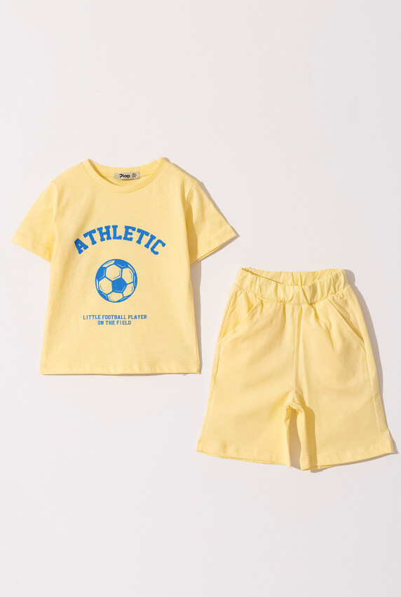 Wholesale Boys 2-Pieces T-shirt and Short Set 2-5Y Piop 2055-PE24-0132 - 1