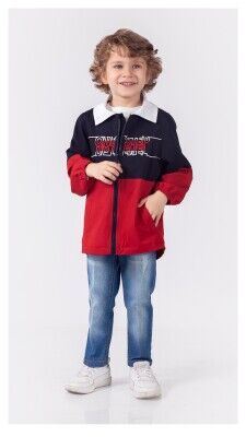 Wholesale Boys 3-Piece Coat Set with Pants and Sweat 5-8Y Lemon 1015-9917 Navy 