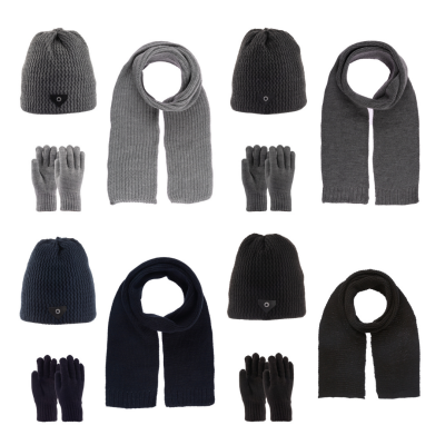 Wholesale Boys 3-Piece Hat Scarf and Gloves Set 9-15Y kitti 1085-K23180-12 - kitti