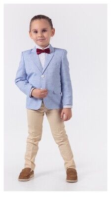 Wholesale Boys 3-Piece Jacket Shirt and Pants Set 5-8Y Lemon 1015-9813 - Lemon (1)