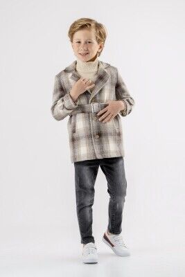 Wholesale Boys 3-Piece Jacket Sweater and Pants Set 8-12Y Lemon 1015-9934 - Lemon