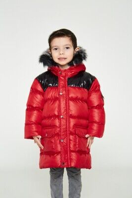 Wholesale Boys Coat 6-14Y Benitto Kids 2007-51242 Red