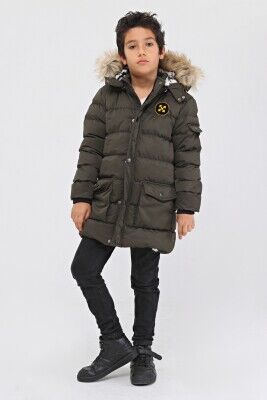Wholesale Boys Coat 6-14Y Benitto Kids 2007-51260 Khaki