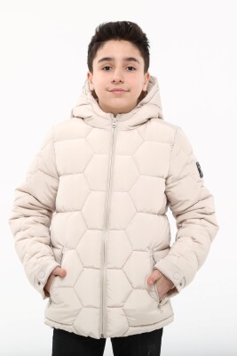 Wholesale Boys Coats 4-14Y Benitto Kids 2007-51280 Beige
