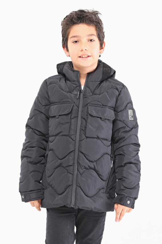 Wholesale Boys Coats 6-14Y Benitto Kids 2007-51230 Boys Coat
