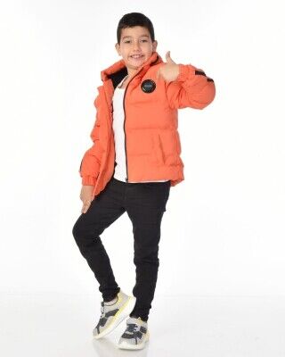 Wholesale Boys Coats 6-14Y Benitto Kids 2007-51244 Orange