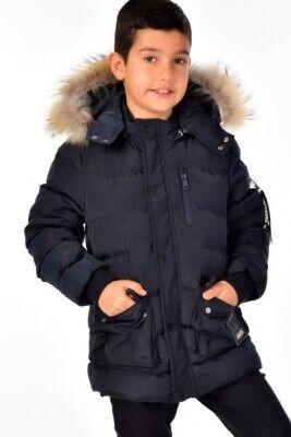 Wholesale Boys Coats 6-14Y Benitto Kids 2007-51254 Navy 