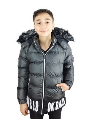 Wholesale Boys Coats 6-14Y Benitto Kids 2007-51265 Gray