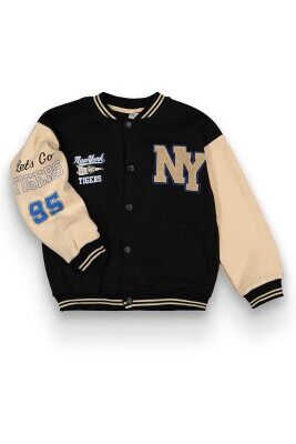 Wholesale Boys Collage Cardigan 6-9Y Tuffy 1099-303 - Tuffy
