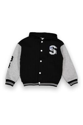 Wholesale Boys Collage Cardigan 6-9Y Tuffy 1099-304 - Tuffy