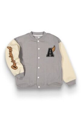 Wholesale Boys College Cardigan 10-13YTuffy 1099-353 Gray