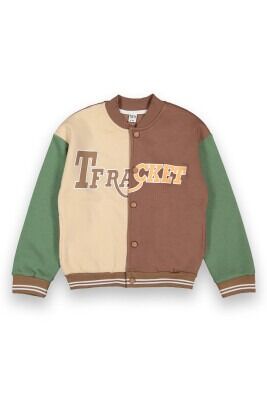 Wholesale Boys College Cardigan 6-9Y Tuffy 1099-302 Brown3